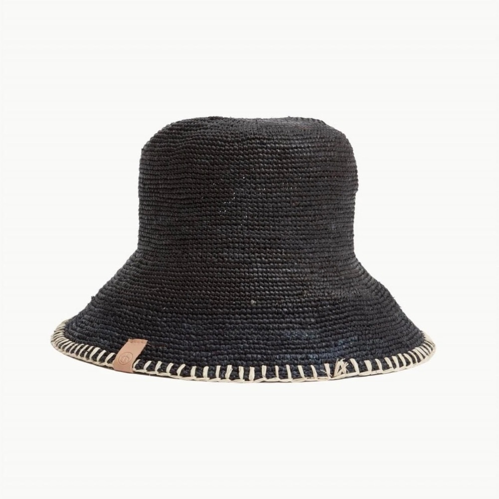 Rag & Bone Women's Jade Whipstitch Rollable Hat Size S/M